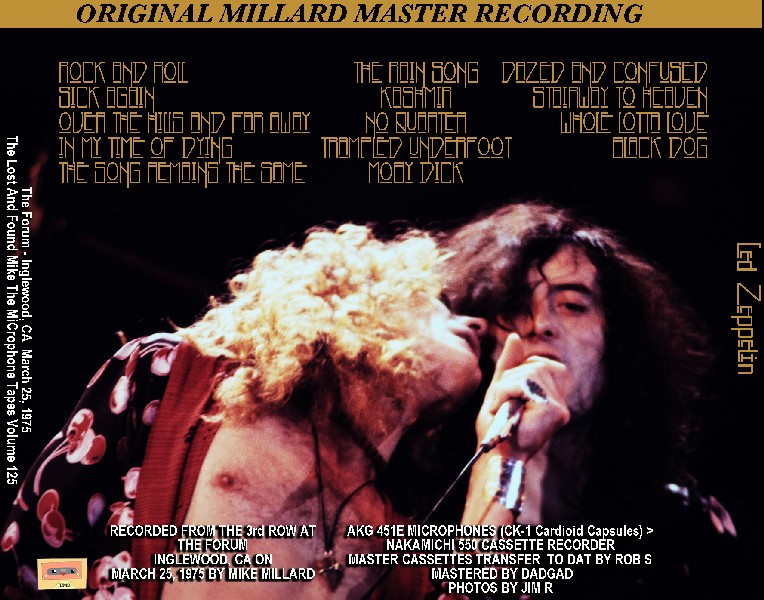 Led Zeppelin 1975-03-25 Forum Mastered BACK